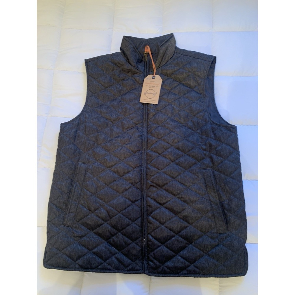 Original Weatherproof Vintage Vest Medium Grey Pockets New with‎ Tags